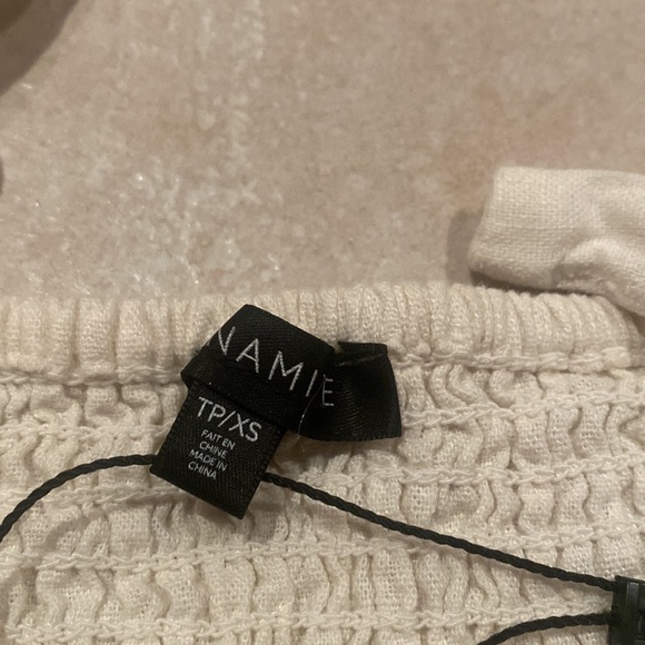 Dynamite Cream Linen Top - Picture 2 of 4